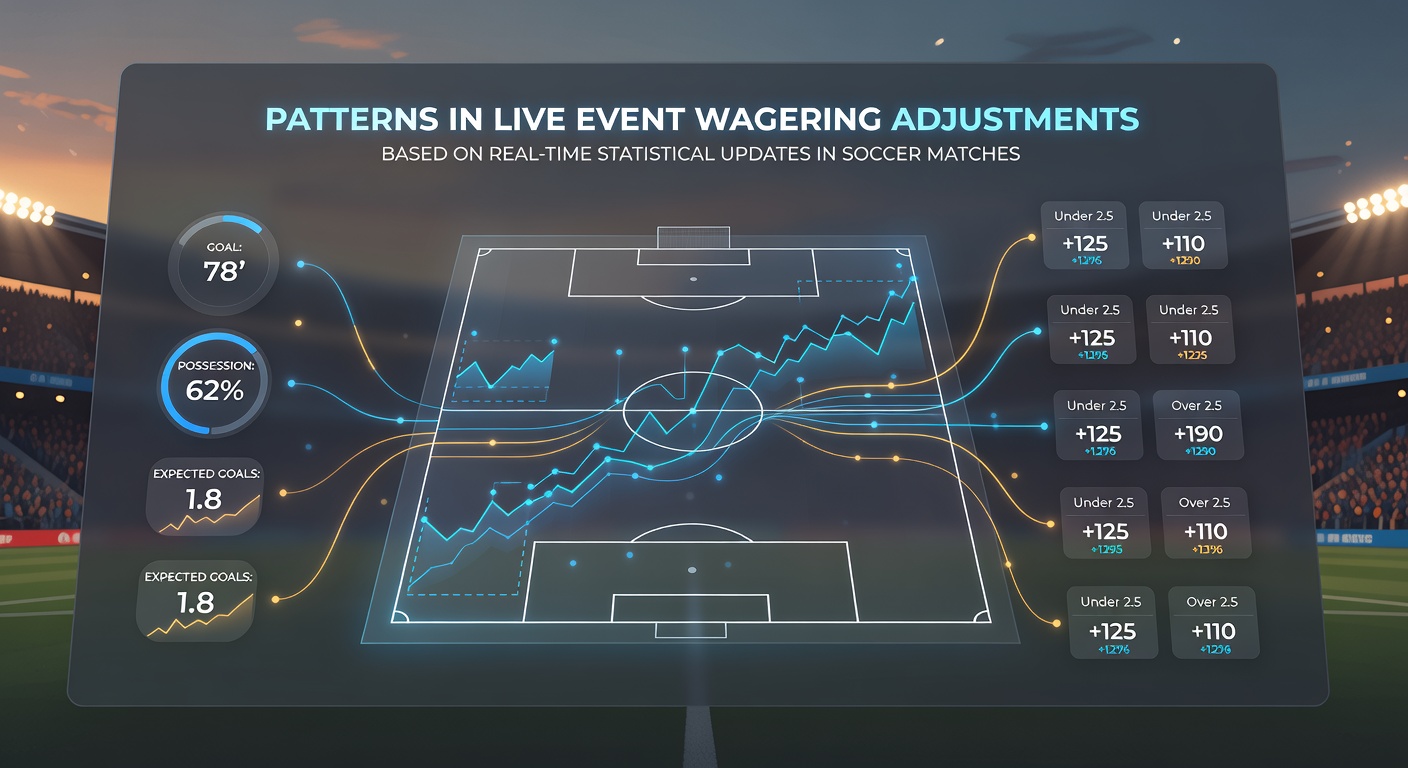 Real-time soccer match statistics feeding into live betting platforms during a competitive fixture